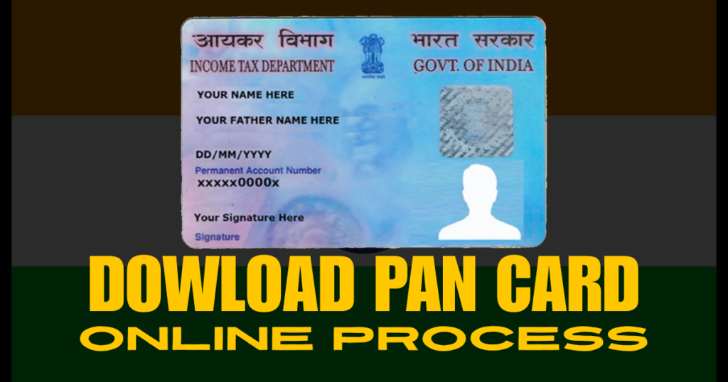 Download PAN Card Online at Home
