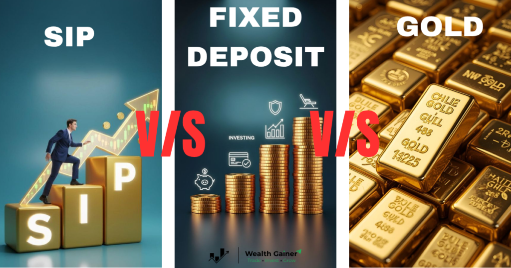 SIP vs FD vs Gold – Best Investment in 2026?