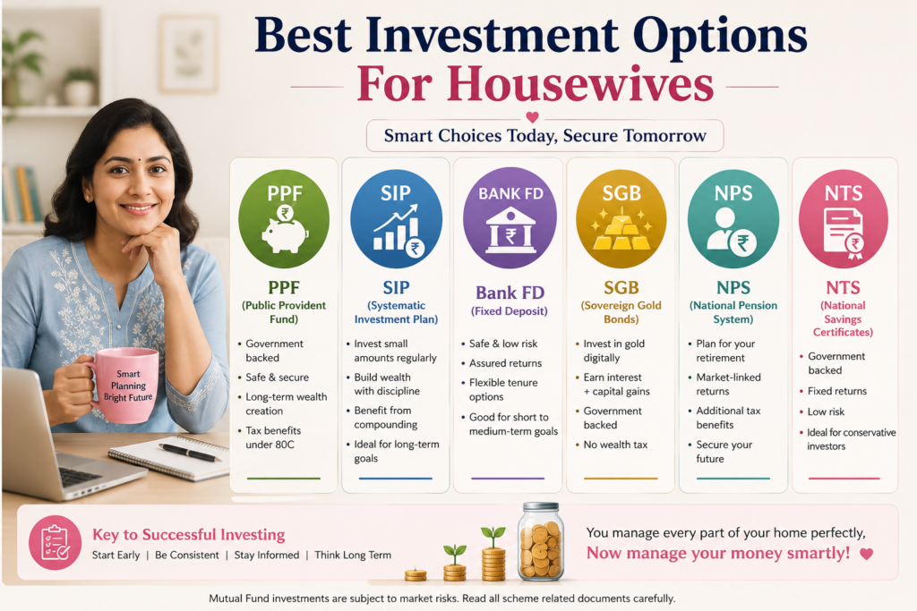 Best Investment Options For Housewives
