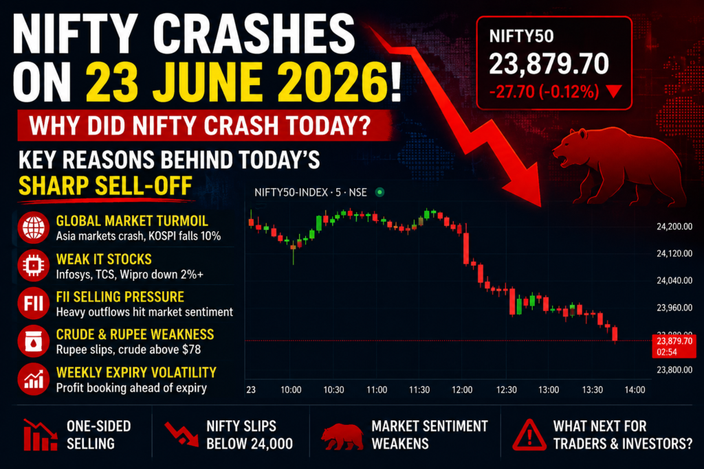 Why Did Nifty Crash on 23 June 2026?