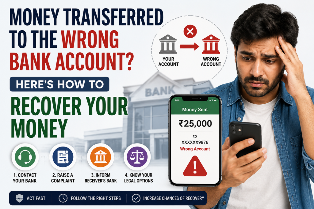 Money Transferred to the Wrong Bank Account?